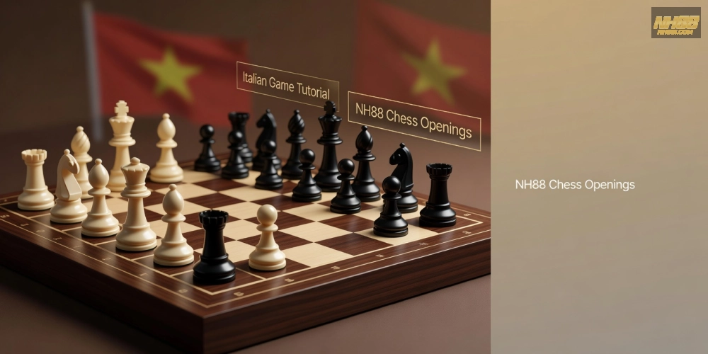 Hướng dẫn khai cuộc cờ vua trên nh88 với chiến lược Italian Game chi tiết